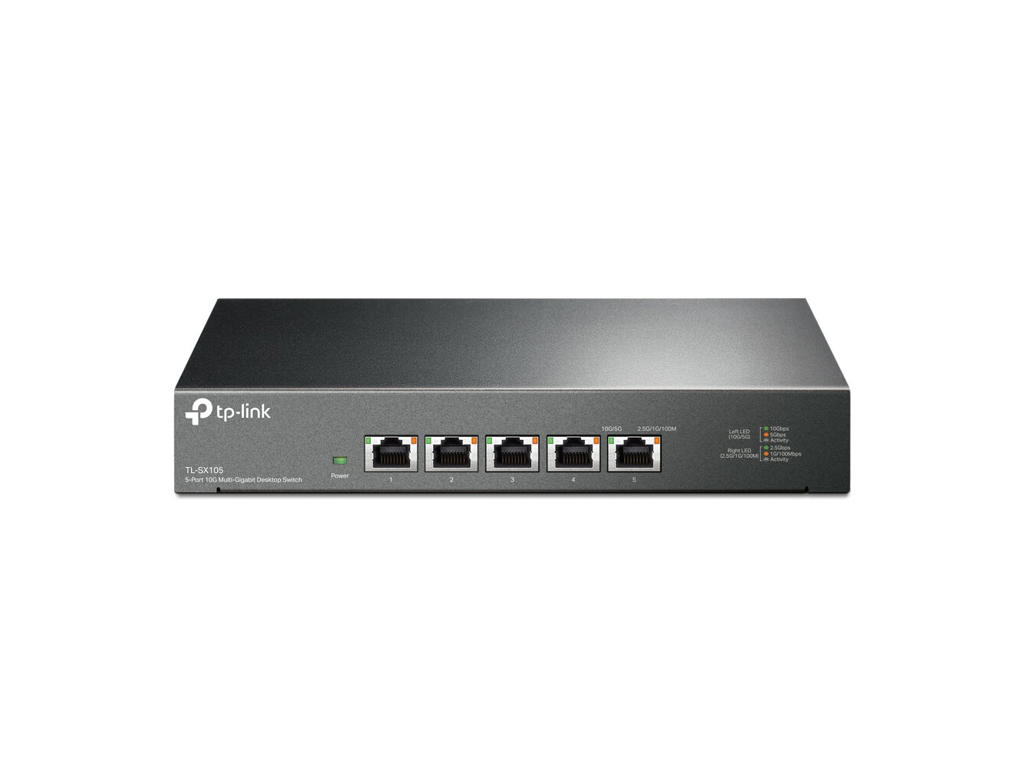 TP-Link TL-SX105 netværksswitch Ikke administreret 10G Ethernet (100/1000/10000) Sort