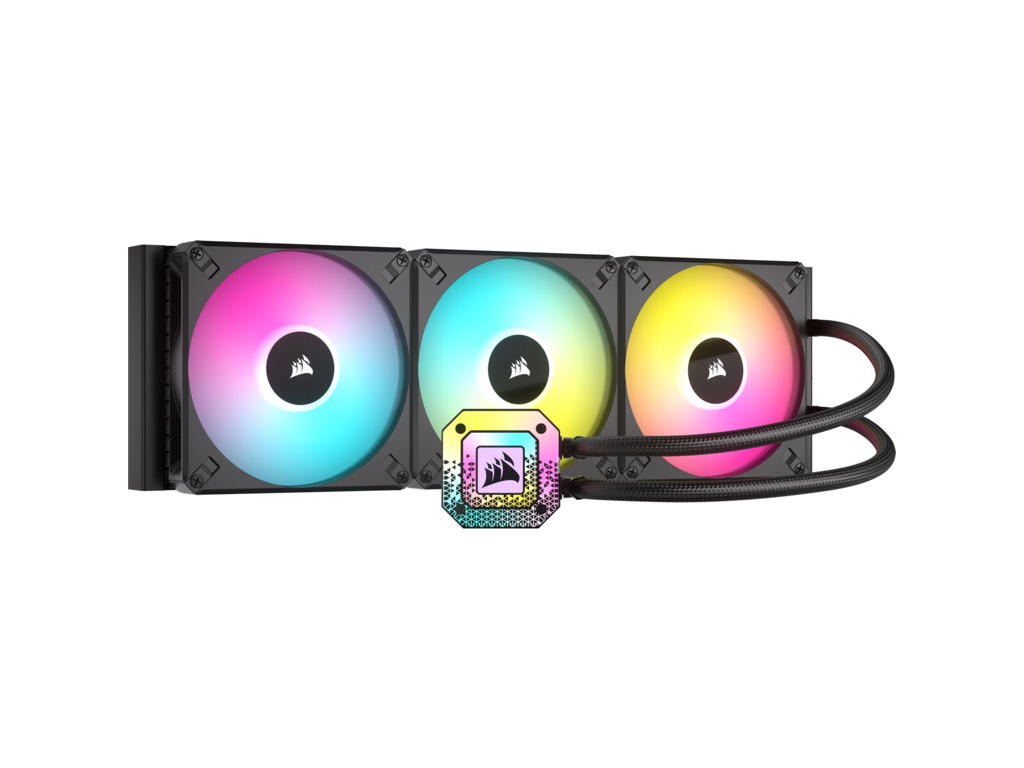 Corsair CW-9060071-WW Computerkølesystem Processor Alt-i-en væskekøler 14 cm Sort 1 stk