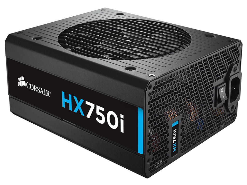 Corsair HX750i enhed til strømforsyning 750 W 20+4 pin ATX ATX Sort