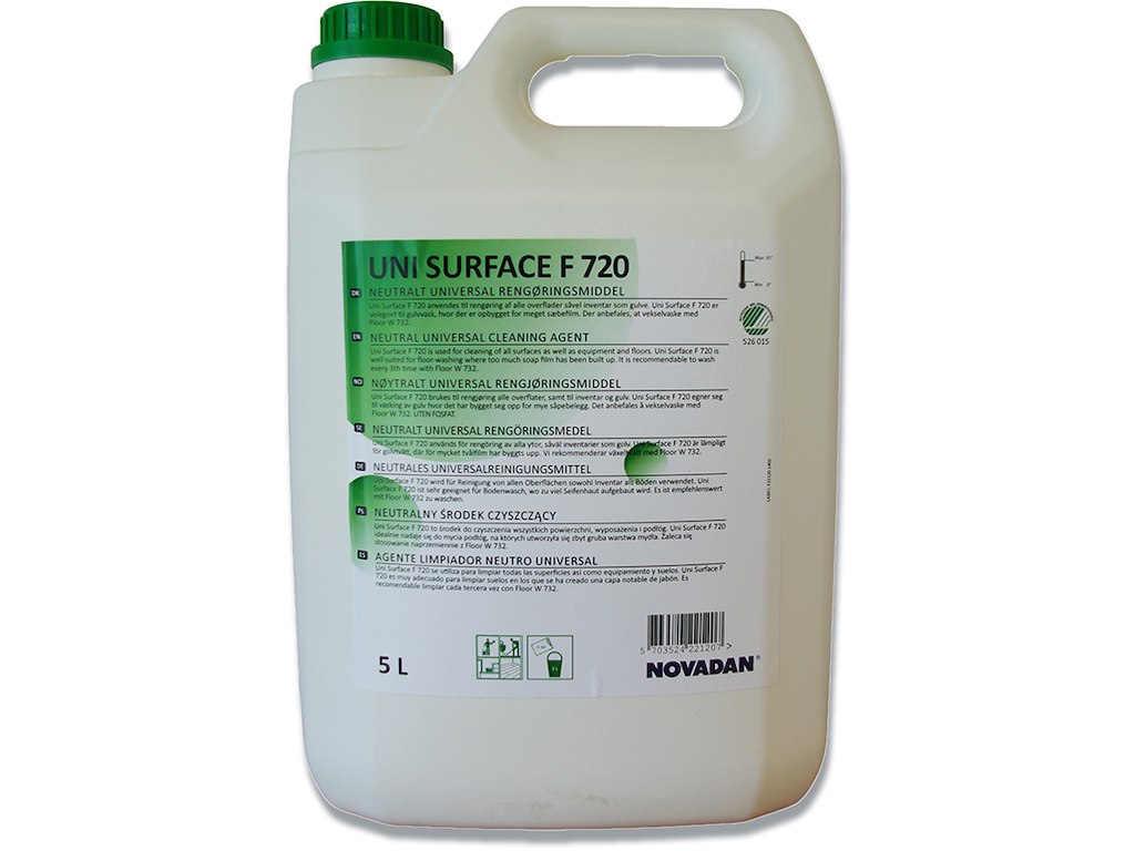 Universalrengøring, 5 liter, Uni Surface F 720