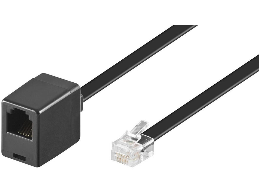 Microconnect MPK103FB telefonkabel 3 m Sort