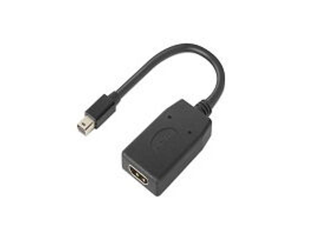 Lenovo 4X90Q93976 videokabel adapter Mini DisplayPort HDMI Sort