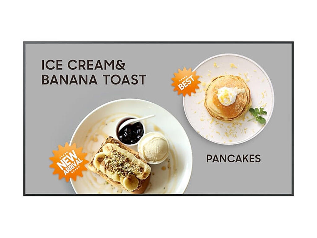 Samsung QM32C Digital fladpaneldisplay 81,3 cm (32") LCD Wi-Fi 400 cd/m² Fuld HD Sort Indbygget processer Tizen 24/7