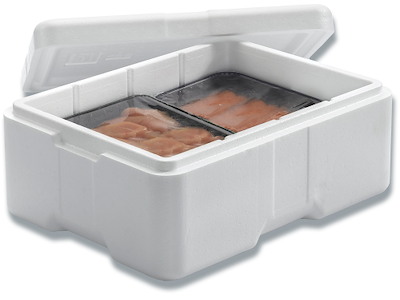 Termokasse, Med låg, Udvendig: 40x30x16.5 cm, 10 liter, Coolsafe 1