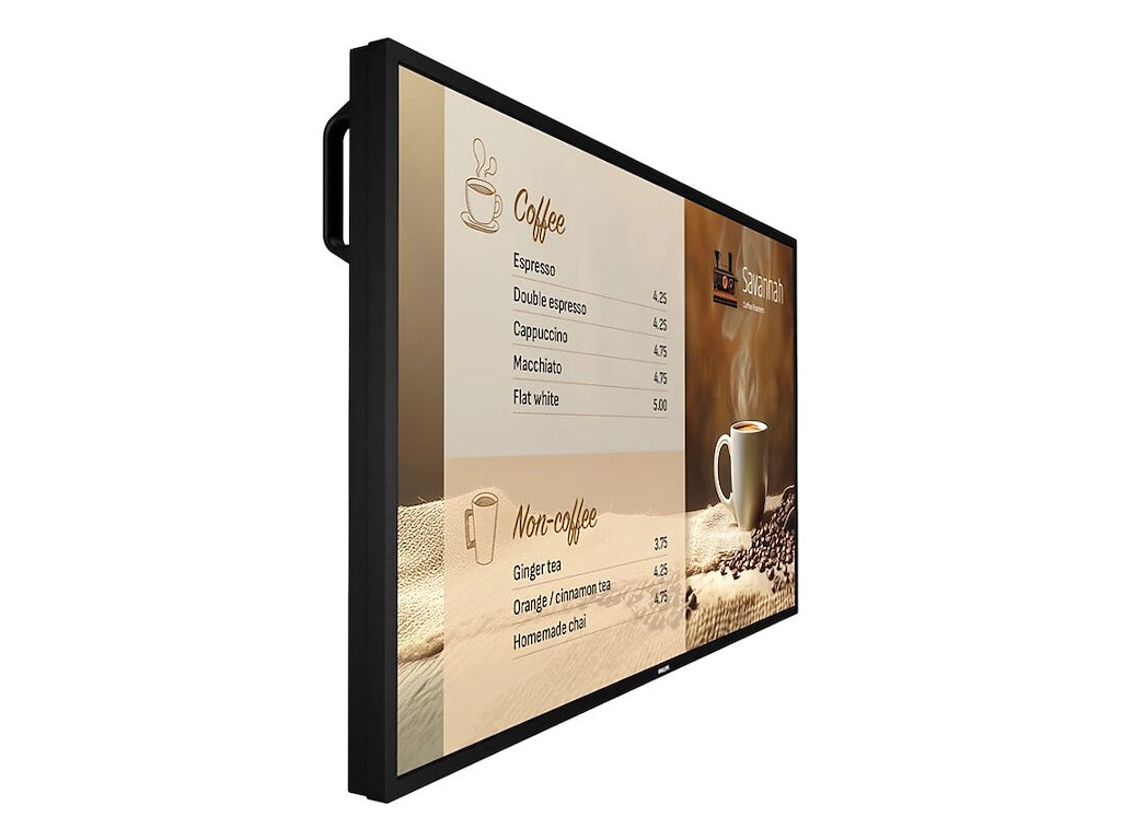 Philips 6000 series 43BDL6017P Digital fladpaneldisplay 108 cm (42.5") LCD 800 cd/m² 4K Ultra HD Sort Indbygget processer Android 14 24/7