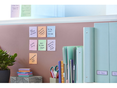 Memonotes, 47.6x47.6 mm, Assorteret Soulful, 12 blokke, Post-it Super Sticky