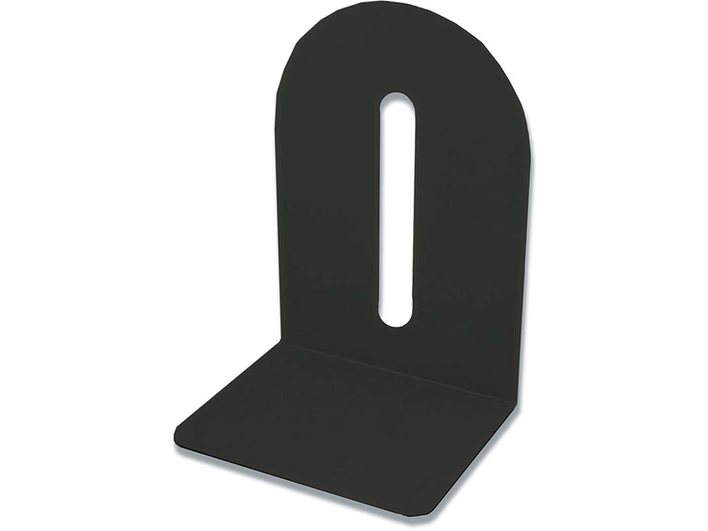Bogstøtter, 2 stk, Sort, 20 cm, BNT Office 
