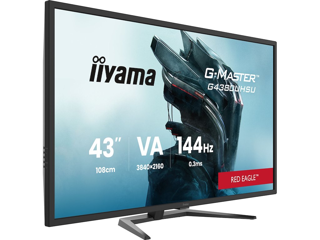 iiyama G-MASTER G4380UHSU-B2 computerskærm 108 cm (42.5") 3840 x 2160 pixel 4K Ultra HD LED Sort