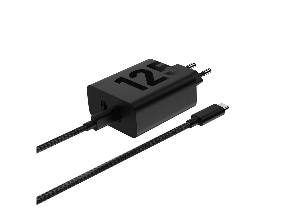 Motorola TurboPower 125W Duo Charger Universel Sort Vekselstrøm Hurtig opladning Indendørs