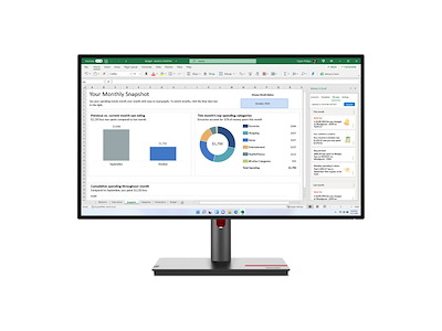 Lenovo ThinkVision P27h-30 LED display 68,6 cm (27") 2560 x 1440 pixel Quad HD Sort