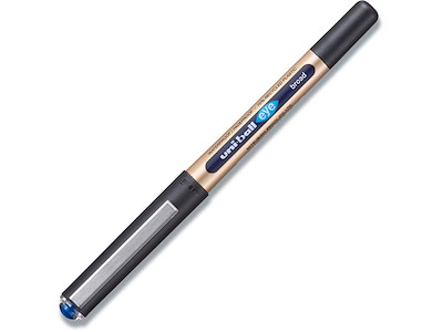 Rollerball pen, 1.0 mm, 0.65 mm, Blå, uni-ball Eye Broad UB-150-41