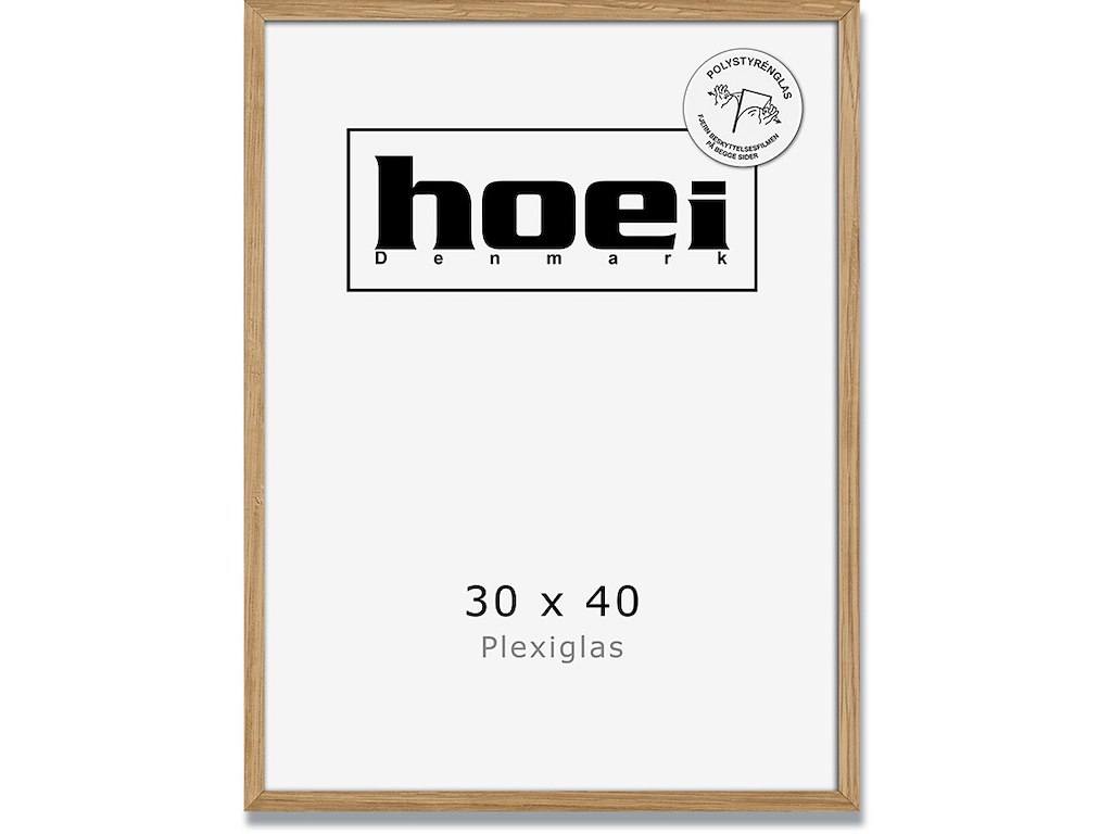 Fotoramme, 30x40 cm, Natur, Egetræ, Hoei 200