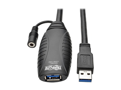 Tripp Lite U330-15M USB-kabel USB 3.2 Gen 1 (3.1 Gen 1) USB A 5 Gbit/sek. Sort