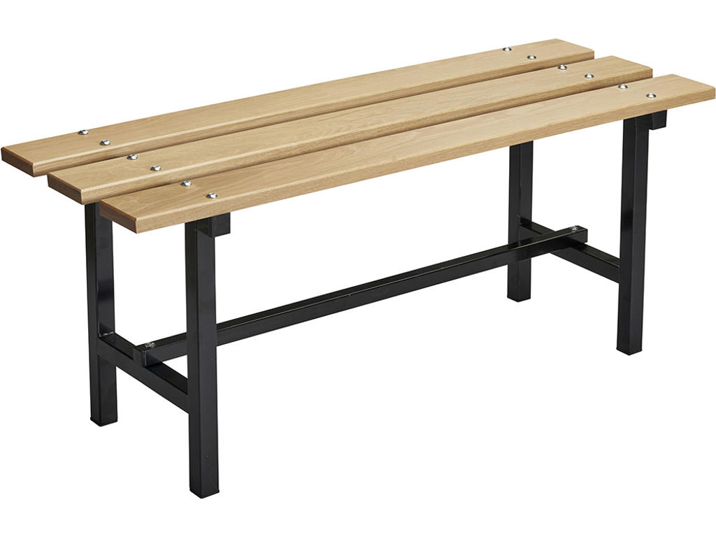 Bænk fristående, Modelnr 68, L=900 mm eg/sort, Essem Design DK