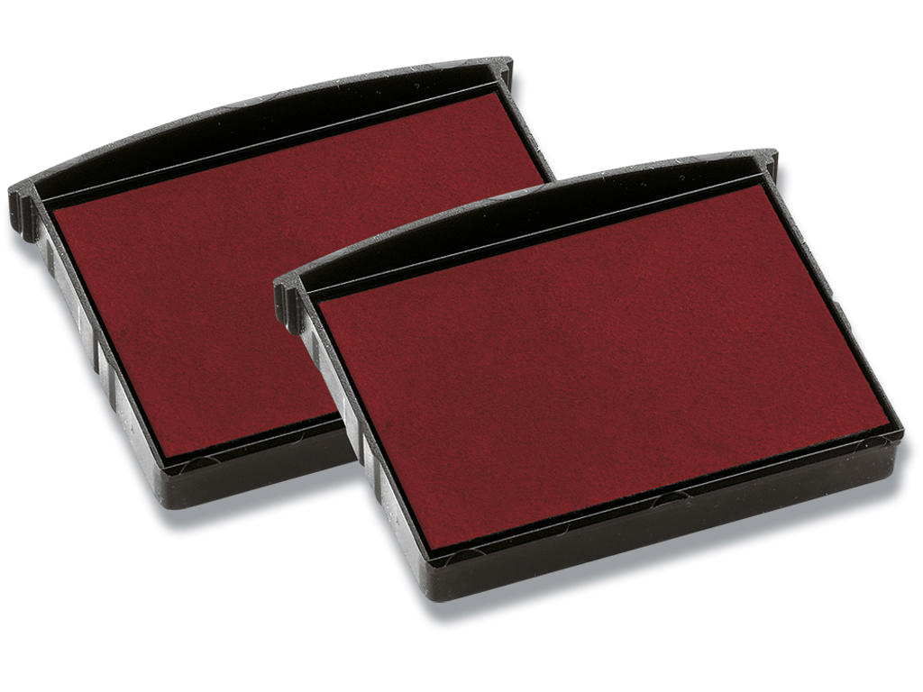 Stempelpude, 2 stk, Rød, E/2300RD, Til Colop 2200 2260 2300 2360