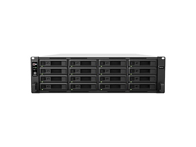 Synology RackStation RS4021xs+ NAS Stativ (3U) Intel® Xeon® D D-1541 16 GB DDR4 256 TB HDD DiskStation Manager Sort