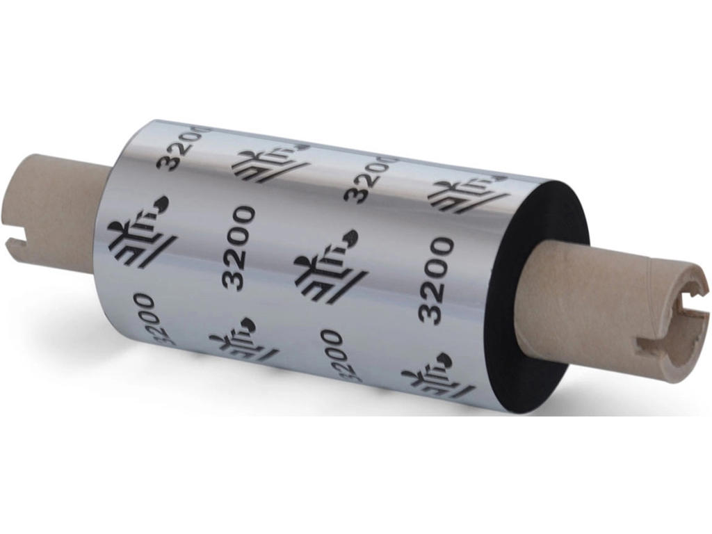 Zebra 3200 Wax/Resin varmebånd 74 m Sort