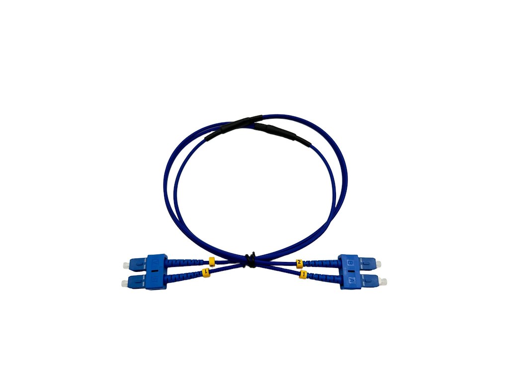 Microconnect Fiber Patch Cable - SC-SC 7,5m OS2 Armored InfiniBand og fiberoptisk kabel Blå