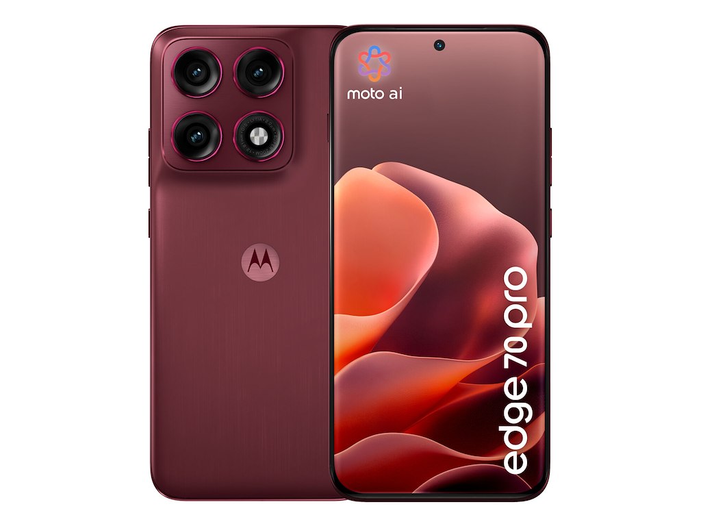 Motorola edge 70 pro 17,2 cm (6.78") Dual SIM Android 16.0 5G USB Type-C 8 GB 256 GB 6500 mAh Bordeaux