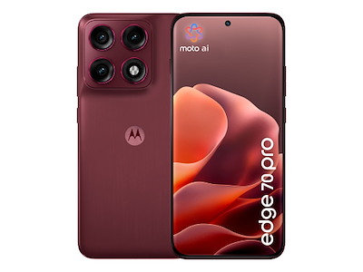 Motorola edge 70 pro 17,2 cm (6.78") Dual SIM Android 16.0 5G USB Type-C 8 GB 256 GB 6500 mAh Bordeaux