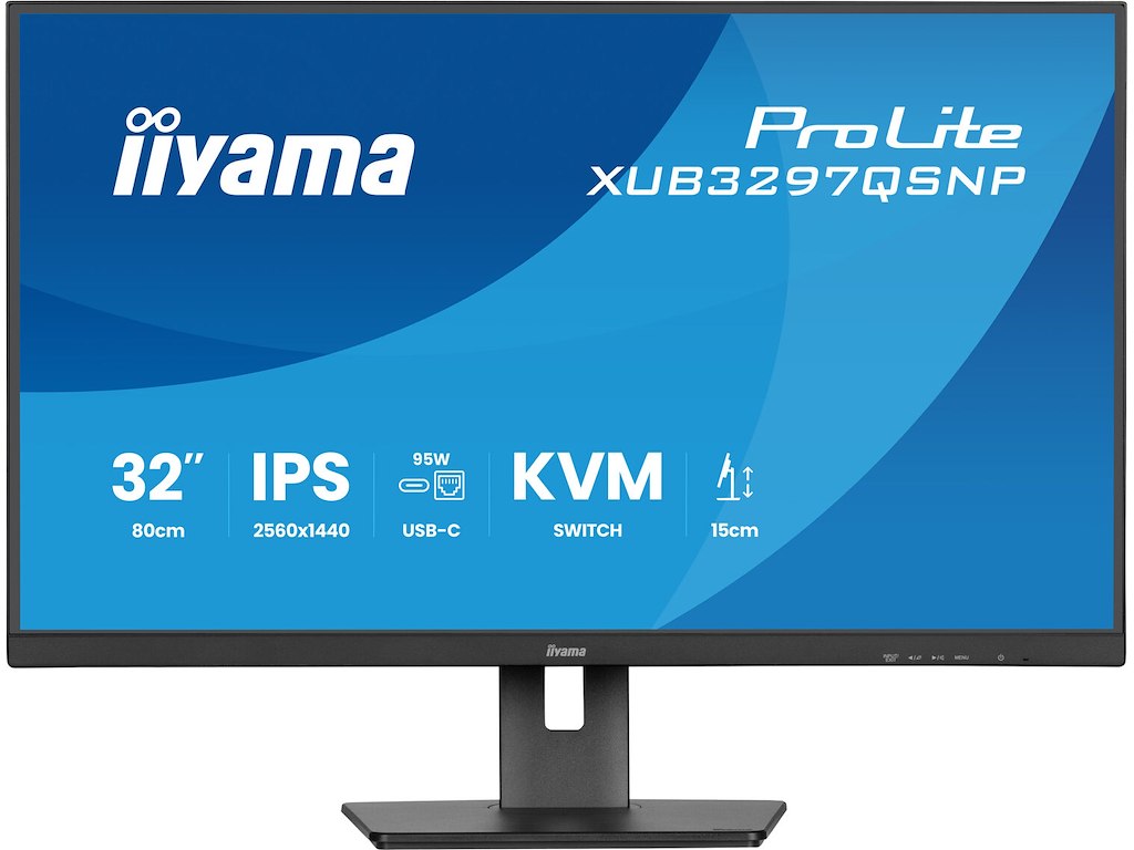 iiyama ProLite XUB3297QSNP-B1 computerskærm 81,3 cm (32") 2560 x 1440 pixel Quad HD LED Sort