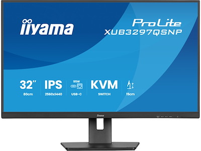 iiyama ProLite XUB3297QSNP-B1 computerskærm 81,3 cm (32") 2560 x 1440 pixel Quad HD LED Sort