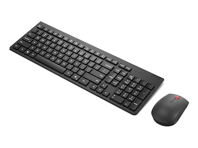 Lenovo 4X31R64497 tastatur Mus inkluderet Kontor RF trådløst Nordisk Sort