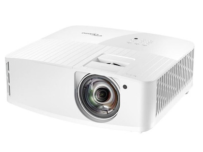 Optoma UHD35STx Projektor med kort projiceringsafstand 3600 ANSI lumens DLP UHD 4K (3840x2160) 3D Hvid