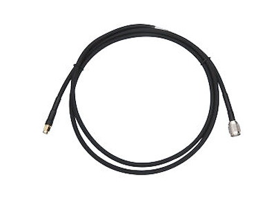 Zebra CBLRD-1C4002400R koaxial kabel LMR240 6 m RP-TNC SMA Sort