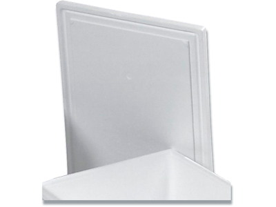 Termokasselåg, 60x40x3 cm, Hvid, 1 stk, 