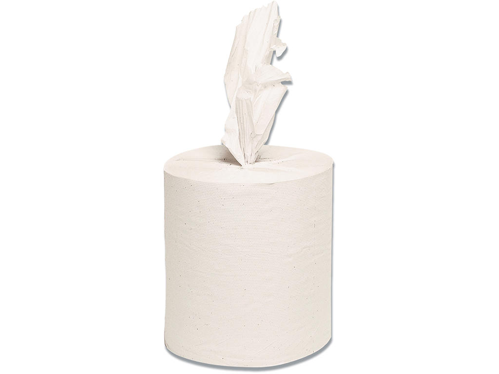 Håndklæderulle, Centertræk, 1 lag, 6 ruller, Abena Classic Midi