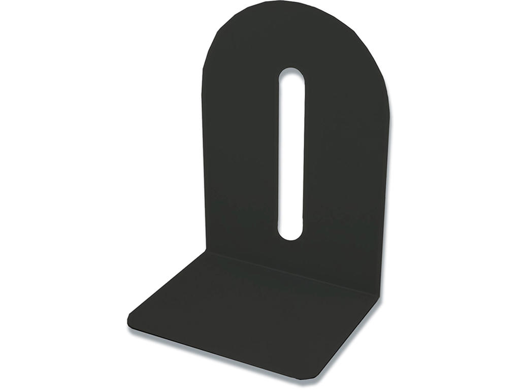 Bogstøtter, 2 stk, Sort, 15 cm, BNT Office 