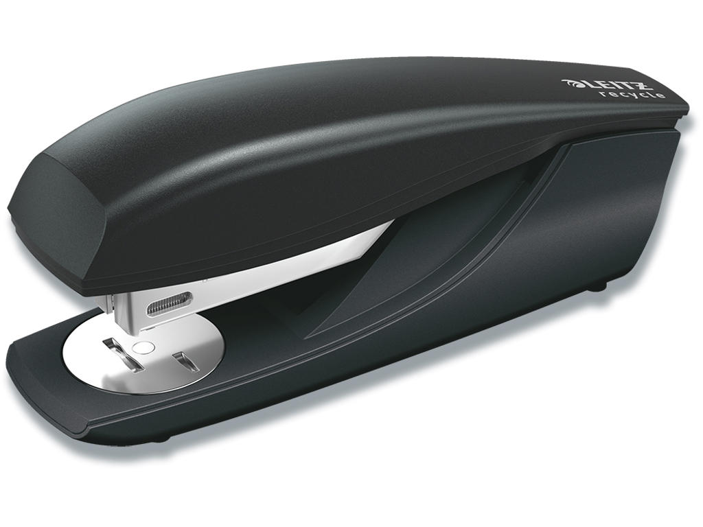 Hæftemaskine, 30 ark, Sort, Klamme P3 og 24/6 og 26/6, Leitz NeXXt Recycle 5604