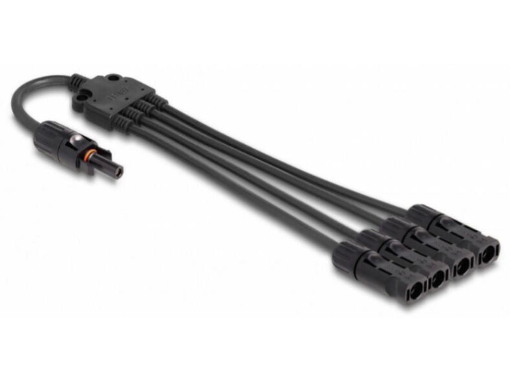 DeLOCK 88227 kabelsplitter eller -samler Kabelfordeler Sort