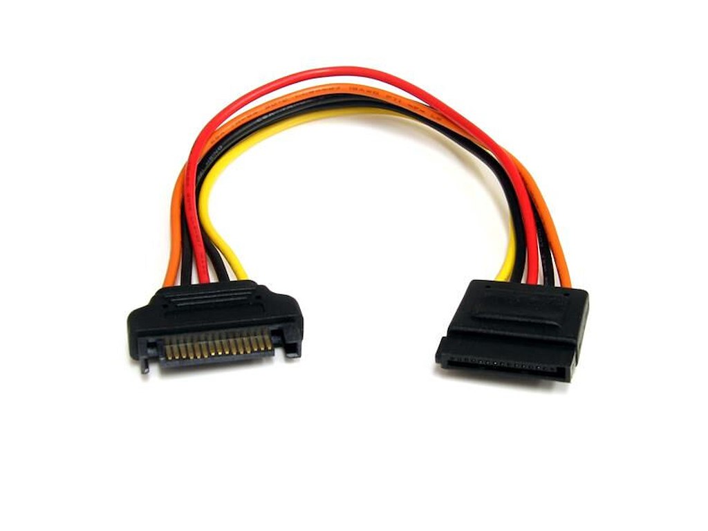 StarTech.com 15 pin SATA Power Extension Cable 0,2032 m