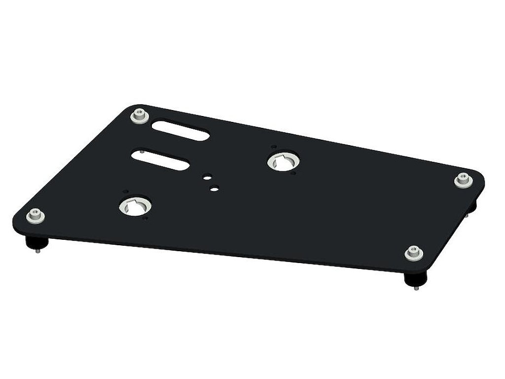 SmartMetals 002.1001 projektor monteringstilbehør Sort, Grå, Sølv