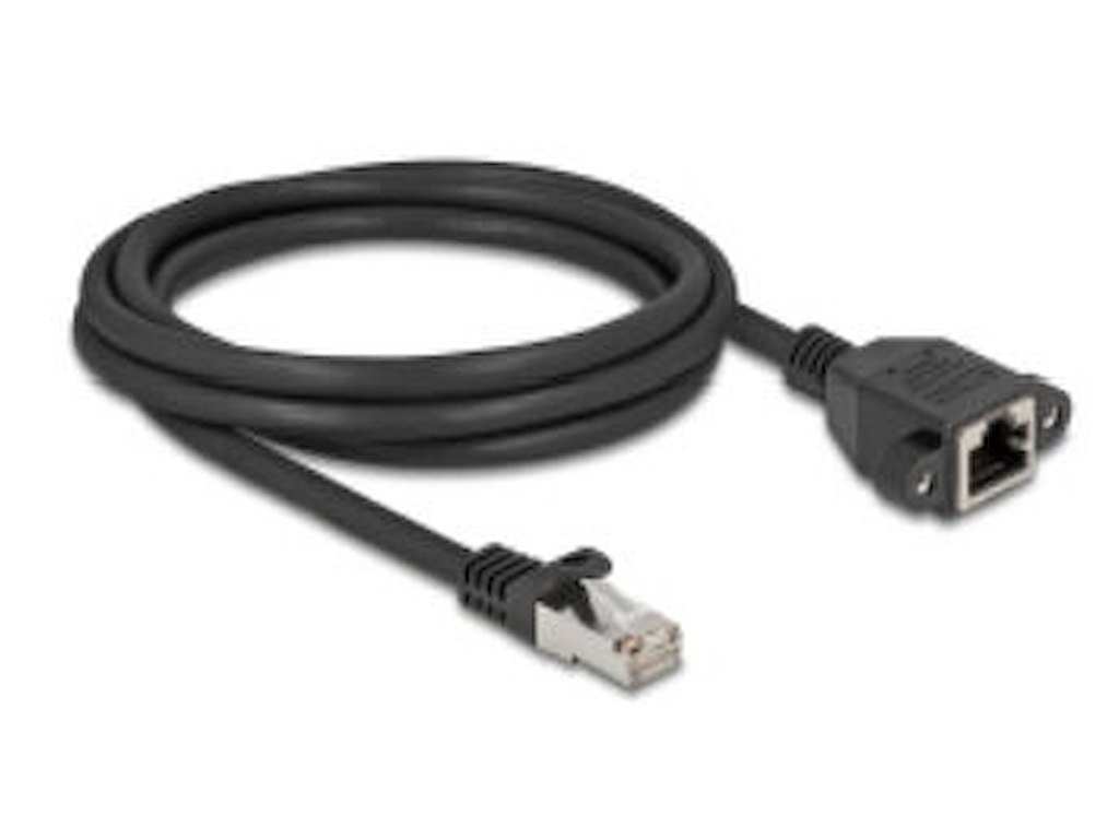 DeLOCK 90778 netværkskabel Sort 3 m Cat6a S/FTP (S-STP)