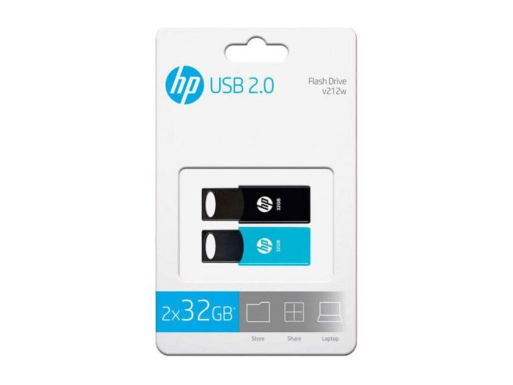 PNY v212w USB-nøgle 32 GB USB Type-A 2.0 Sort, Blå