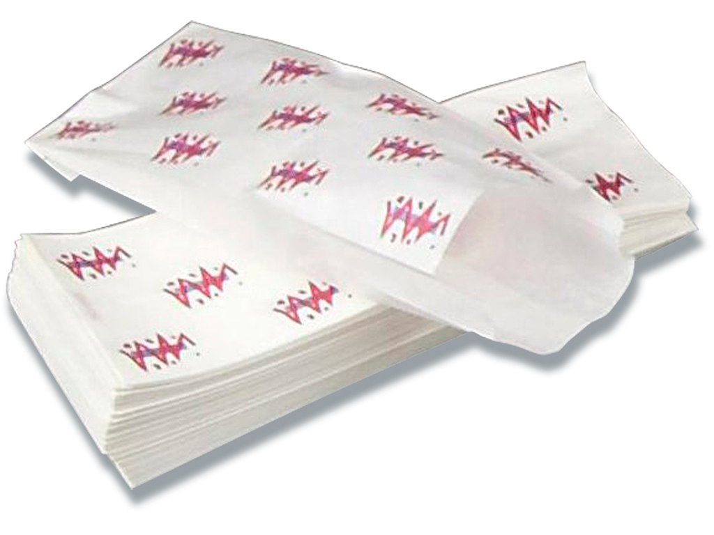 Fransk hotdogpose 7/3x18cm Food Line tryk 1000stk/kar