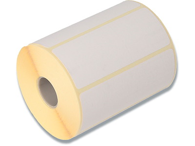 Etiketter, 60x120 mm, Hvid, 600 etiketter i alt, Thermo Uden tryk - hvid top