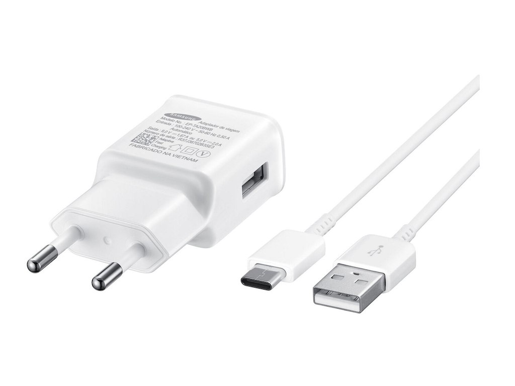 Samsung EP-TA20EWE oplader til mobil enhed Universel Hvid Vekselstrøm Hurtig opladning Indendørs