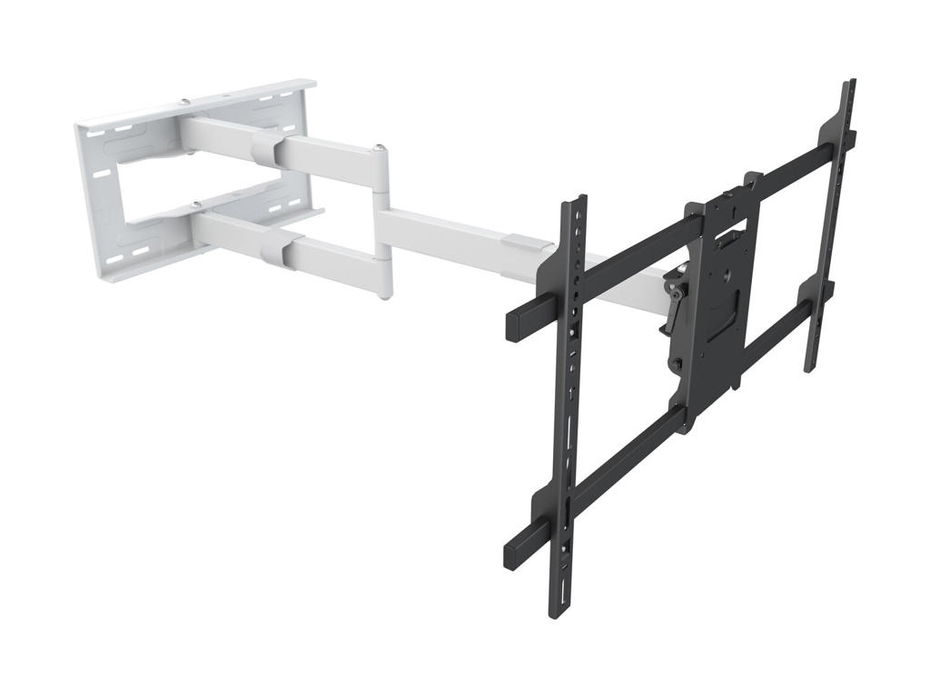 Multibrackets 6874 tv-beslag 190,5 cm (75") Sort, Hvid