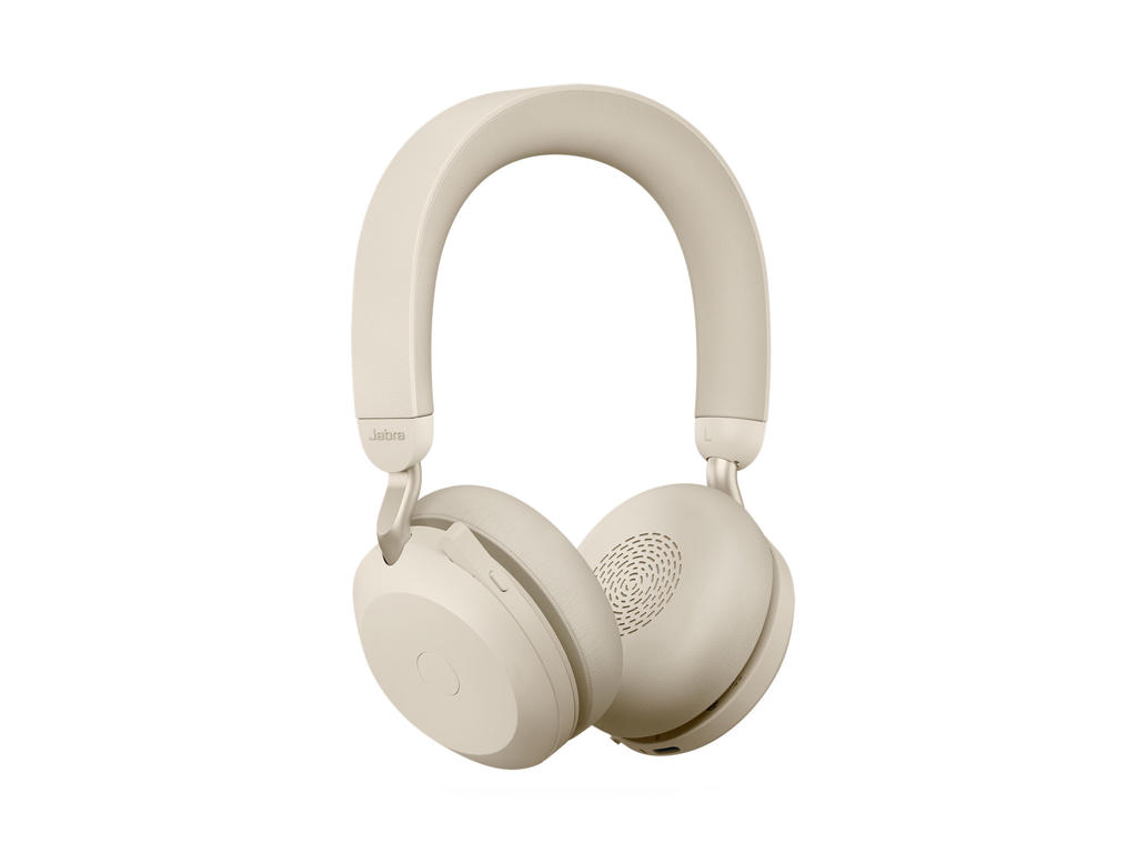 Jabra Evolve2 75 Headset Trådløs Kontor/Callcenter Bluetooth Beige