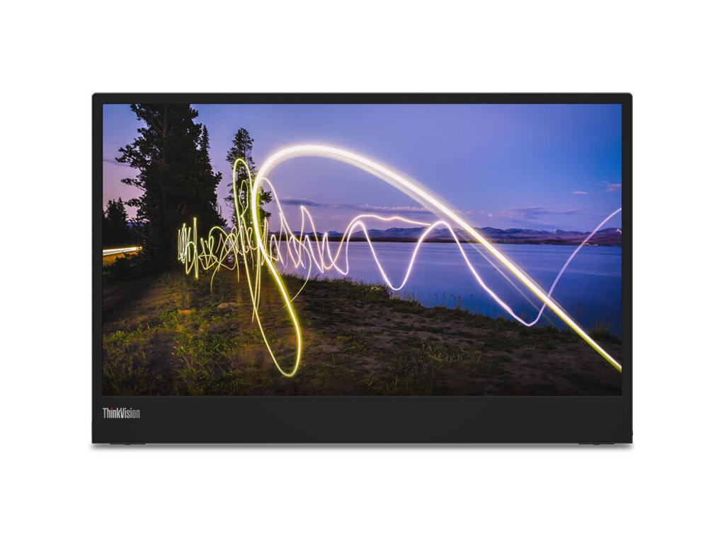 Lenovo ThinkVision M15 LED display 39,6 cm (15.6") 1920 x 1080 pixel Fuld HD Sort