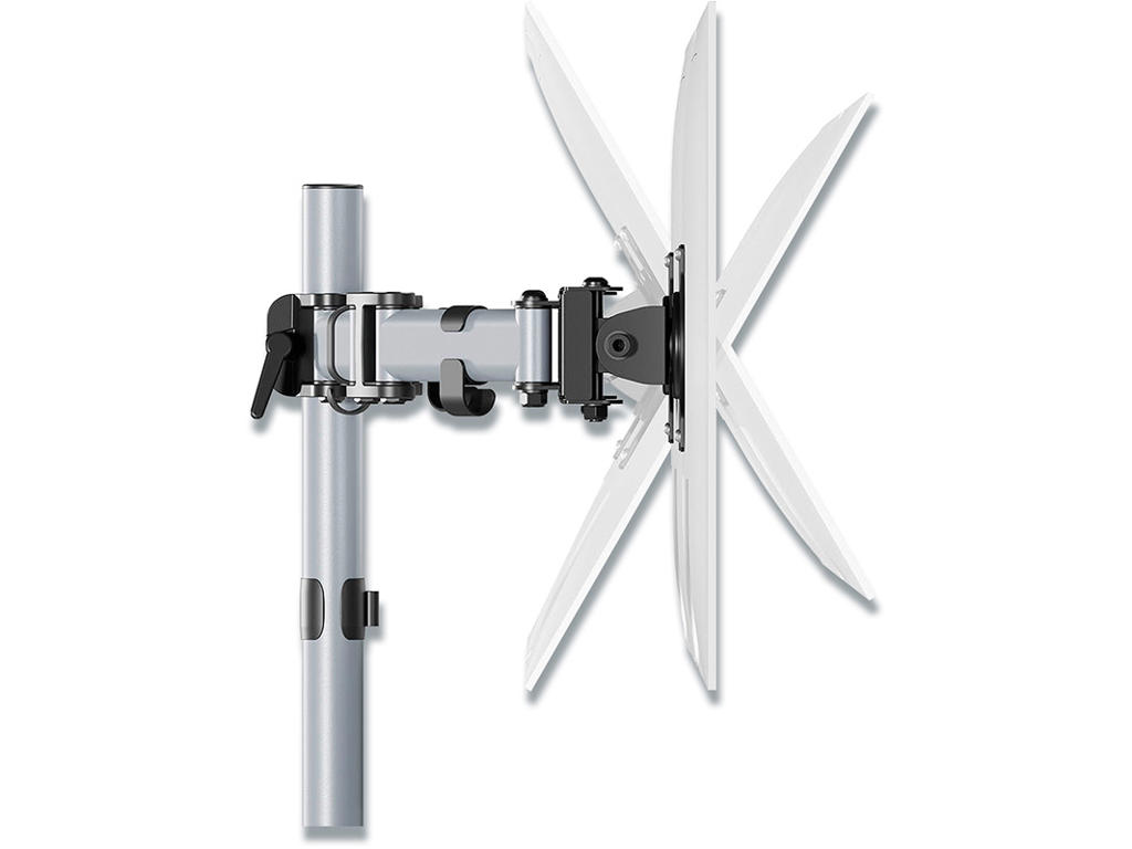 Skærmholder med arme til 2 skærme, Bordbeslag, Durable SELECT