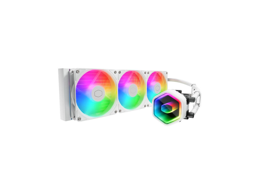 Cooler Master MasterLiquid 360 Core II White Processor Væskekølingssæt 12 cm Hvid 1 stk