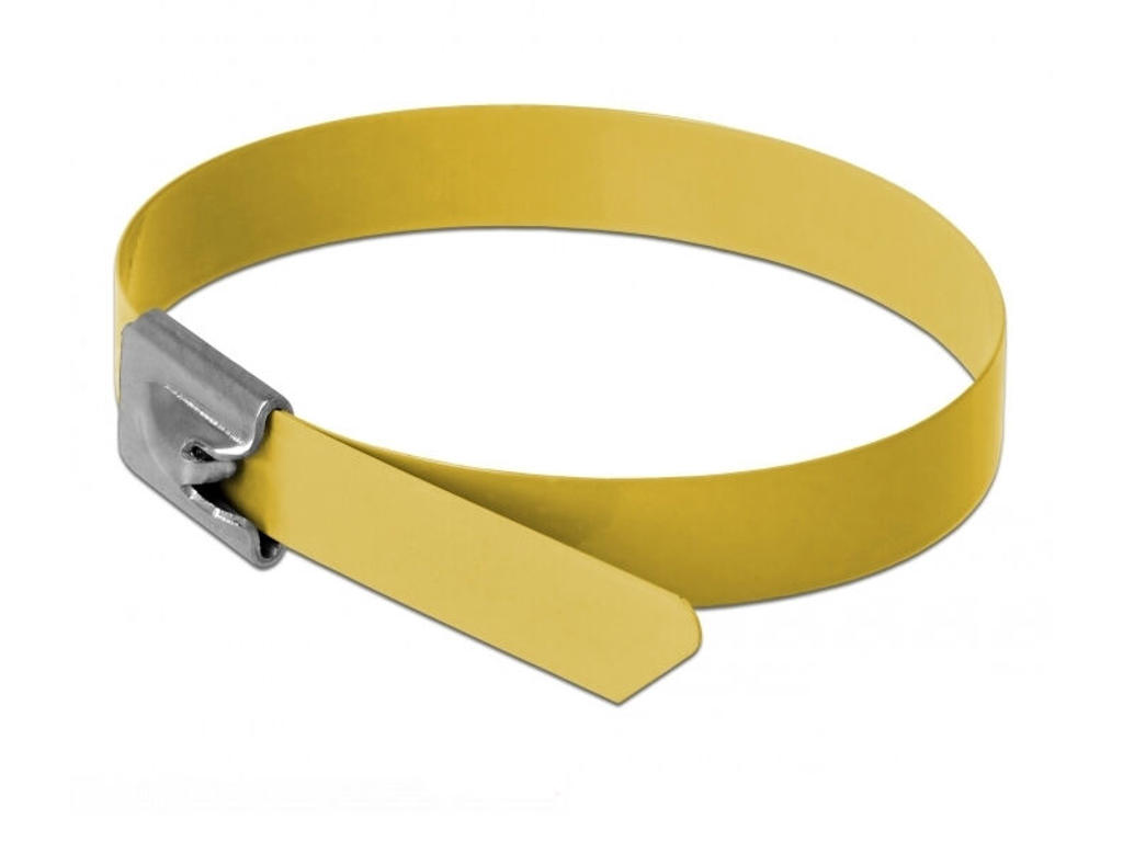 DeLOCK 18789 kabelsamler Stål Gul 10 stk