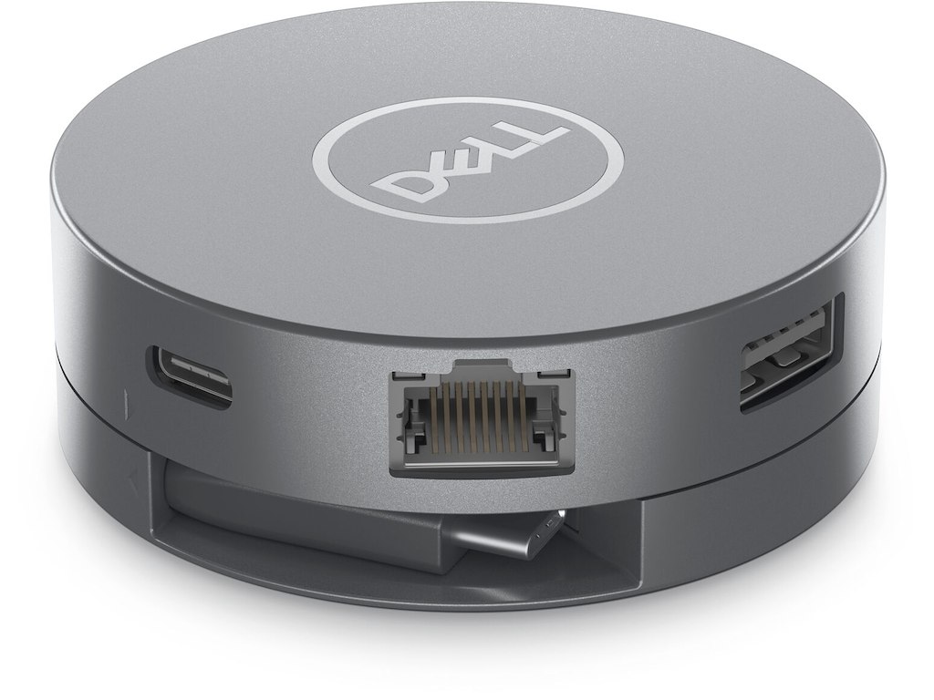 DELL DA305 Ledningsført USB 3.2 Gen 2 (3.1 Gen 2) Type-C Sølv
