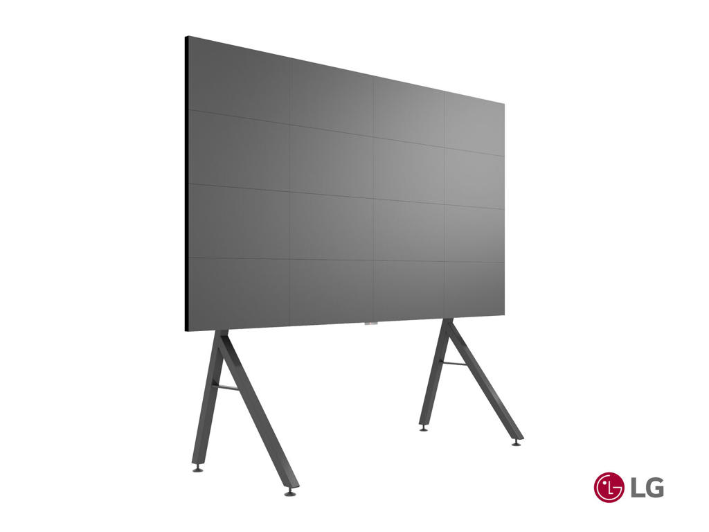 Multibrackets 7166 skærmbeslag til skiltning 3,45 m (136") Sort