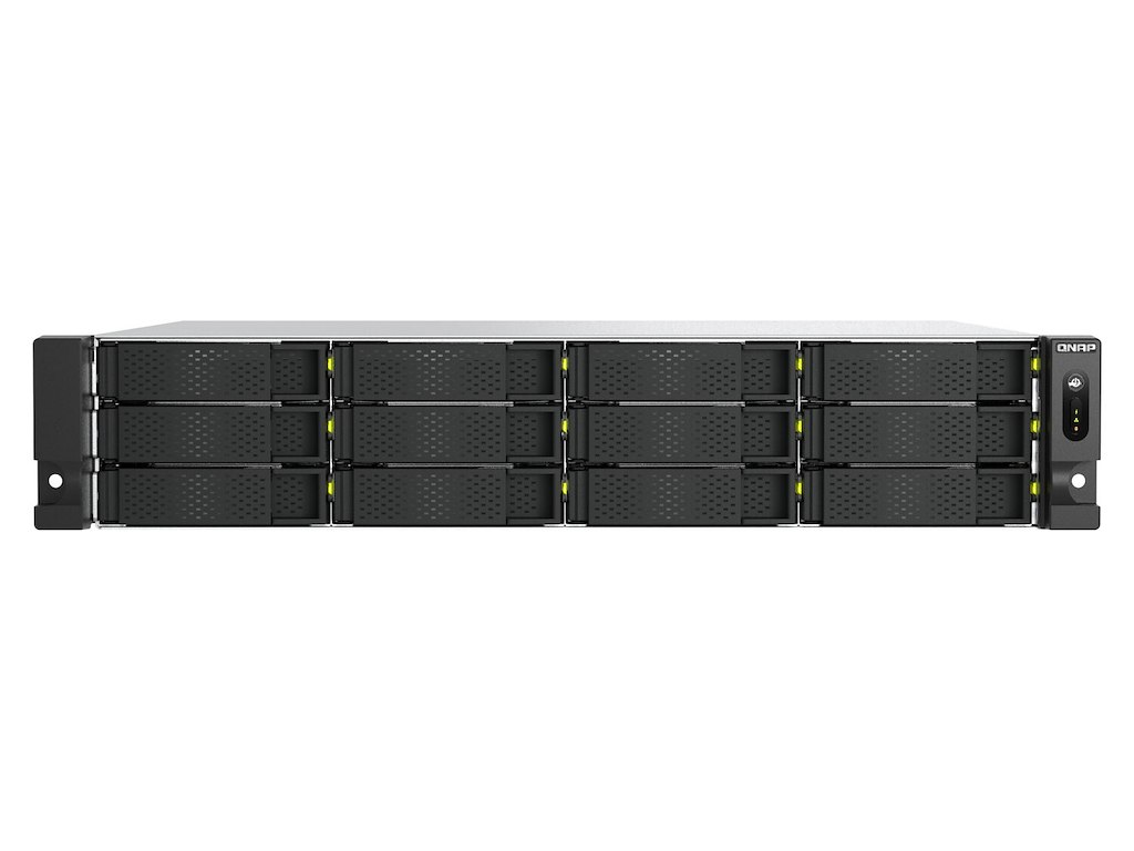 QNAP TS-H1465U-RP Lagringsserver Stativ (2U) 8 GB DDR5 0 TB QNAP QTS Sort